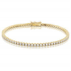2.45ct Diamond Tennis Bracelets in 18ct Yellow Gold
